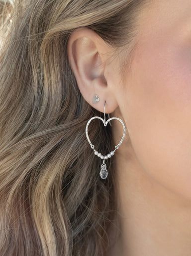 Holly Yashi Lucia Earrings - Gold/White    