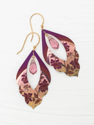 Holly Yashi Isla Earrings - Vintage Burgundy    