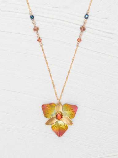 Holly Yashi Orla Pendant Necklace - Golden Mist    