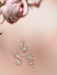 Holly Yashi Rafaela Necklace - Silver and White    