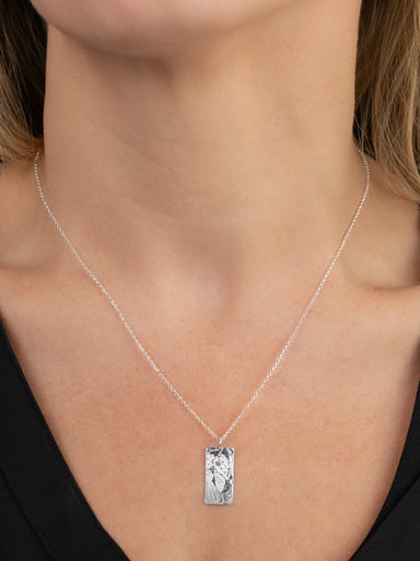 Holly Yashi Radiant Petra Pendant Necklace - Silver    
