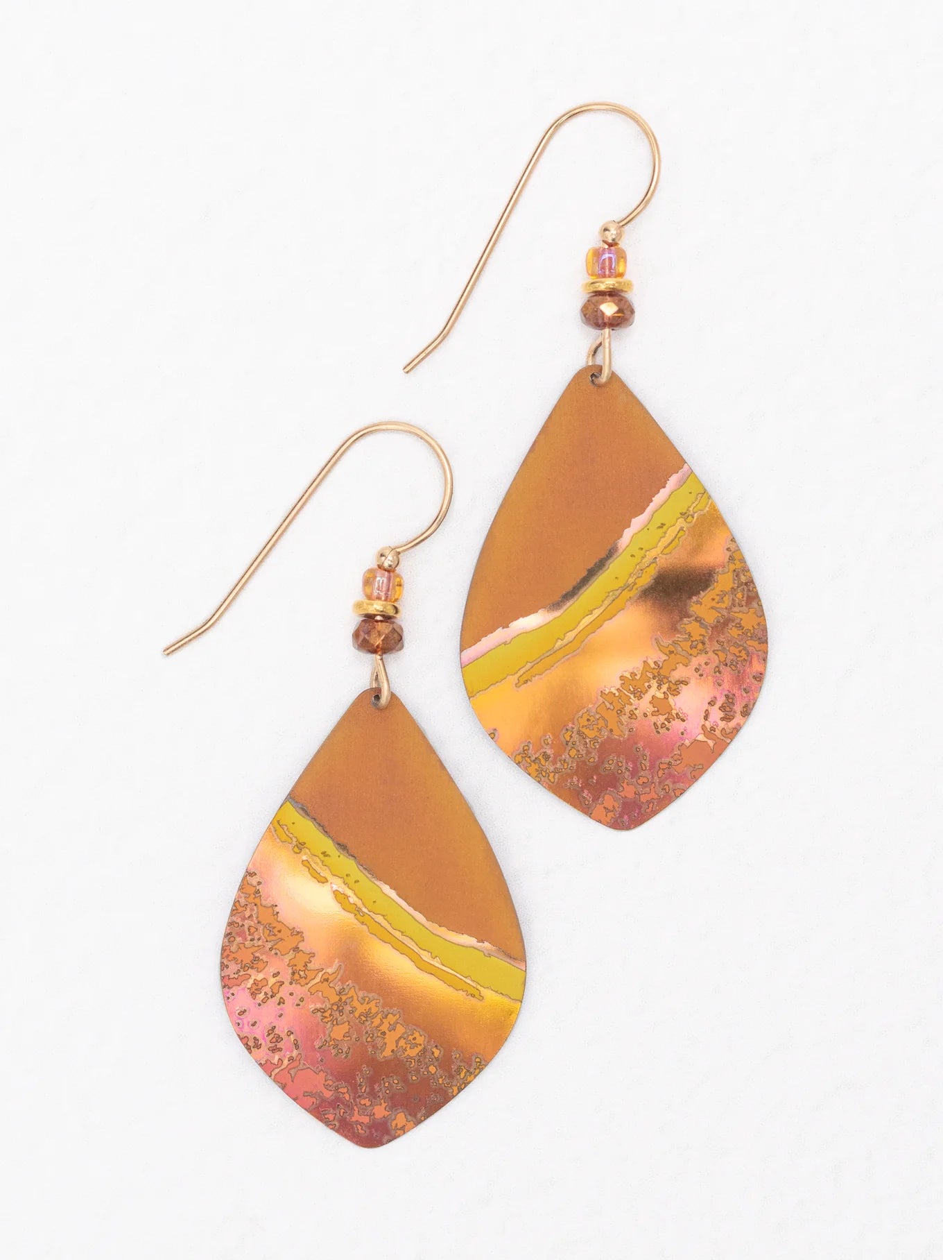 Holly Yashi Shorebreak Earrings - Golden Shore    