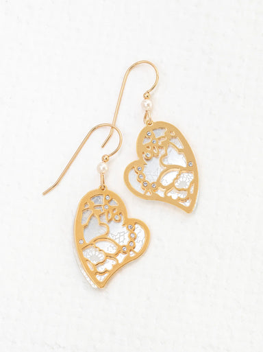 Holly Yashi Valena Earrings - Gold and Silver    