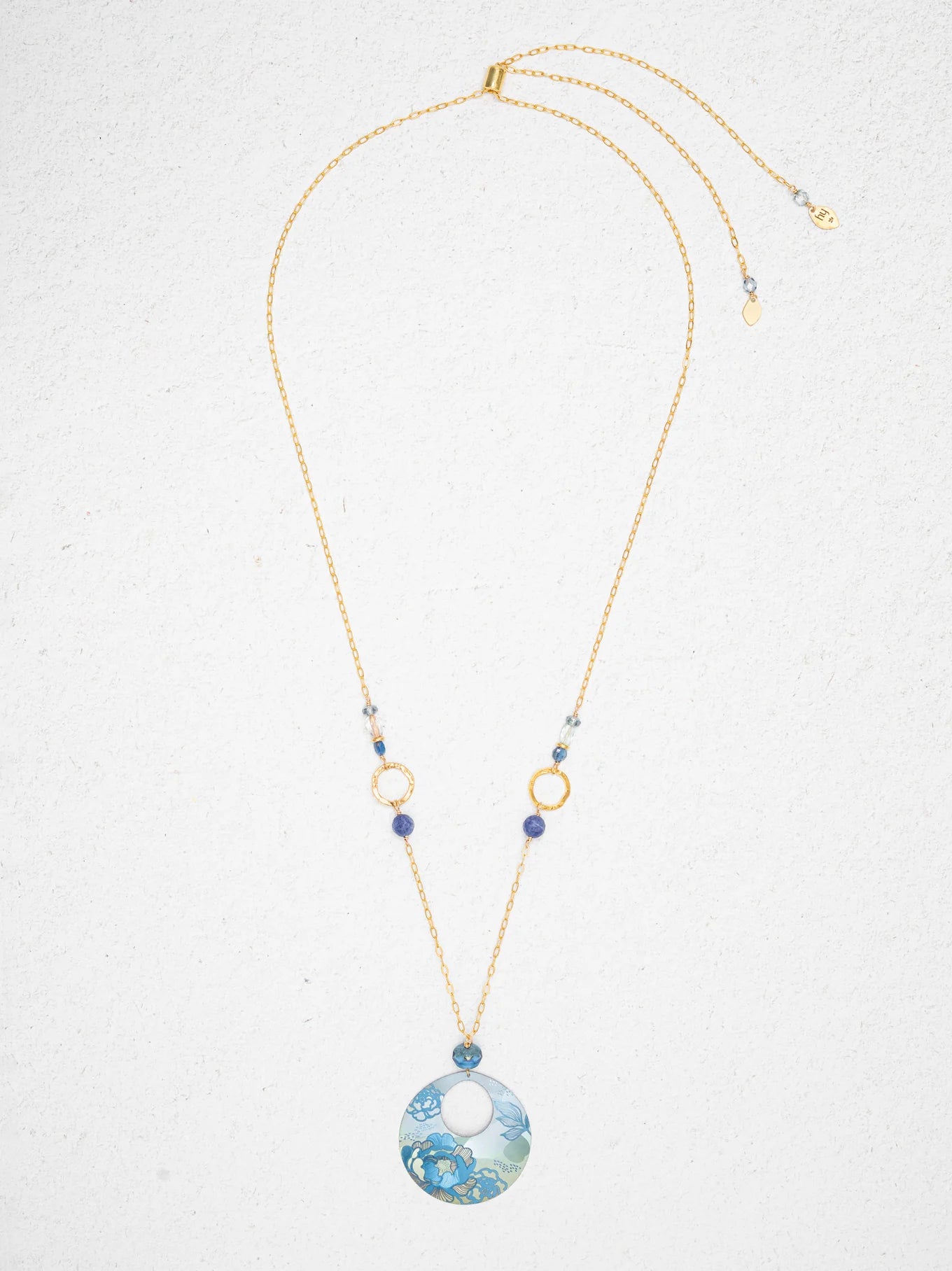 Holly Yashi Claire Pendant Necklace - Sky Blue