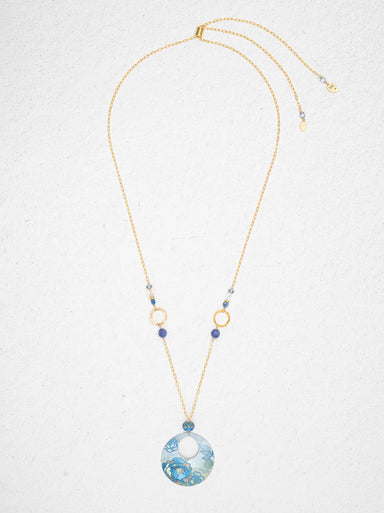 Holly Yashi Claire Pendant Necklace - Sky Blue