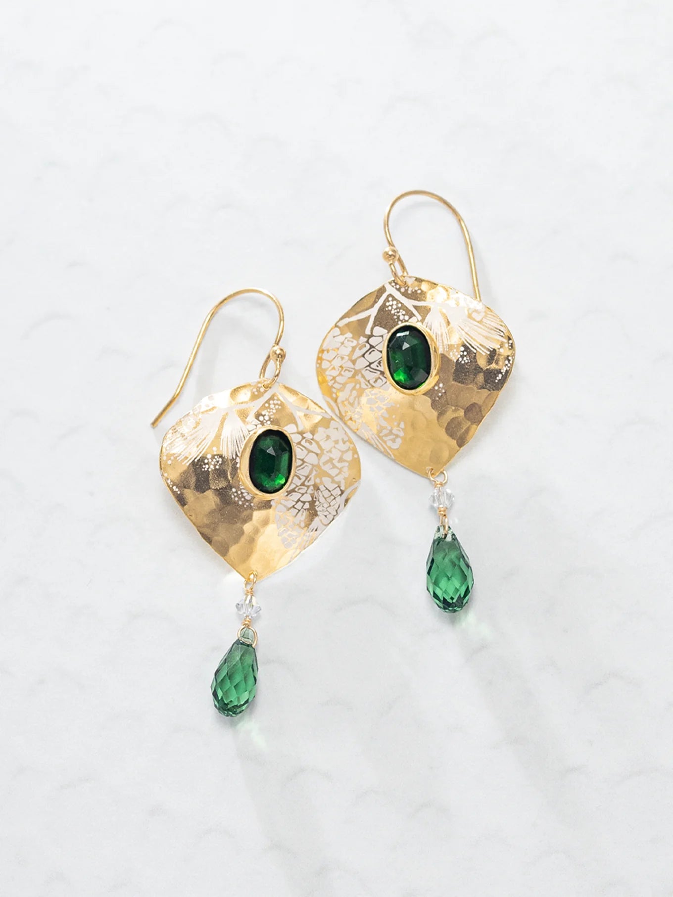 Holly Yashi Estelle Earrings - Emerald    