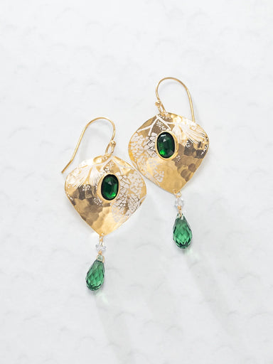 Holly Yashi Estelle Earrings - Emerald    