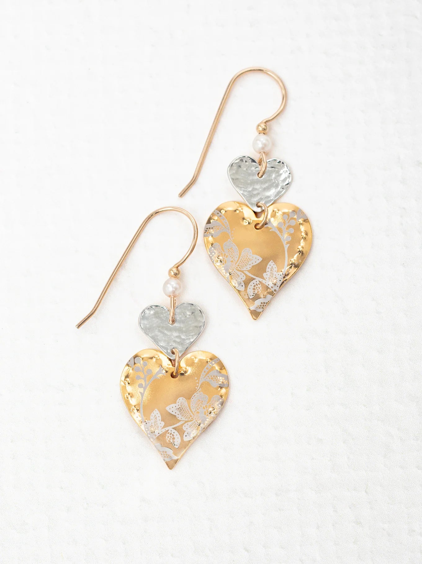 Holly Yashi Mia Earrings - Gold / Silver    