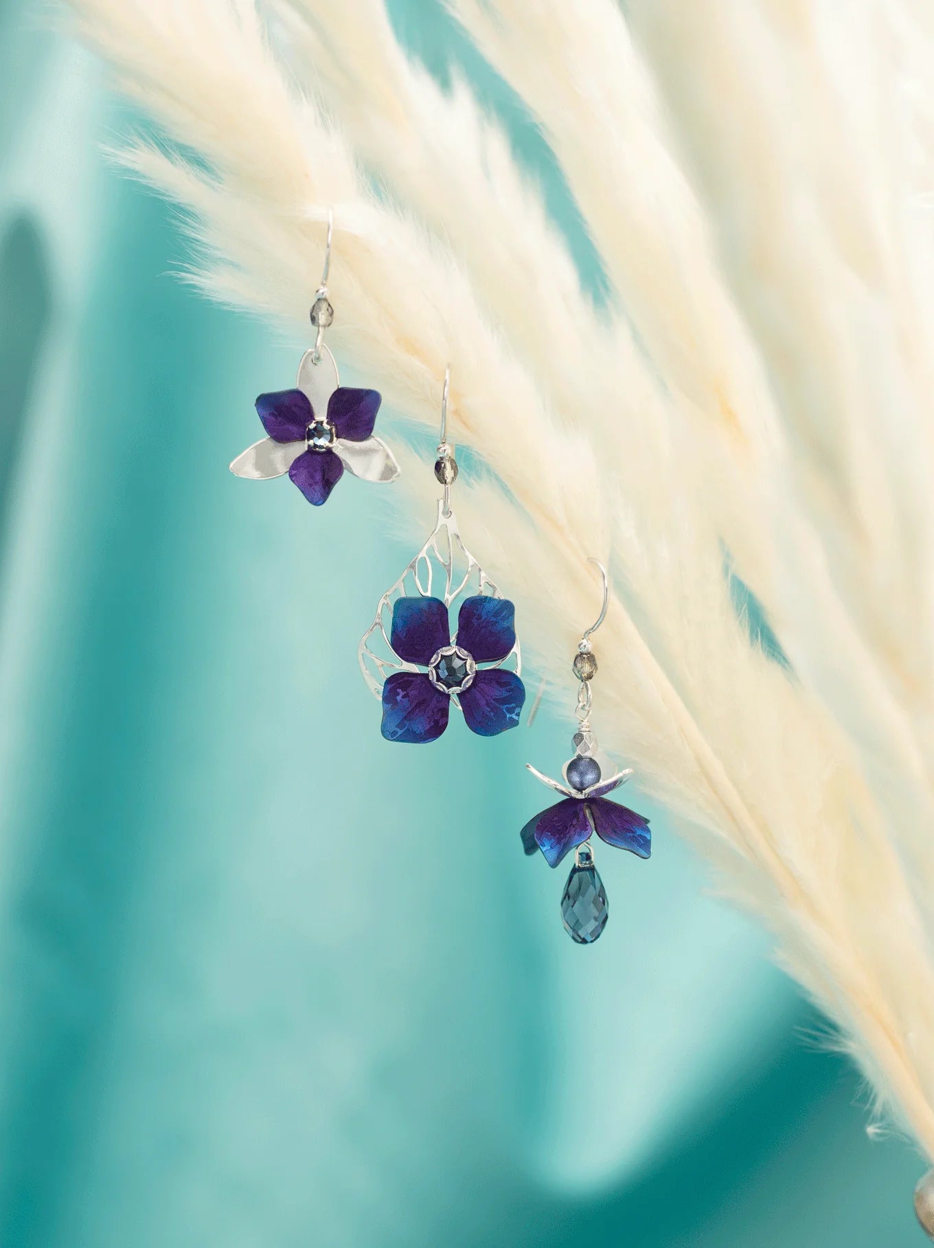 Holly Yashi Orla Drop Earrings - Velvet Indigo    