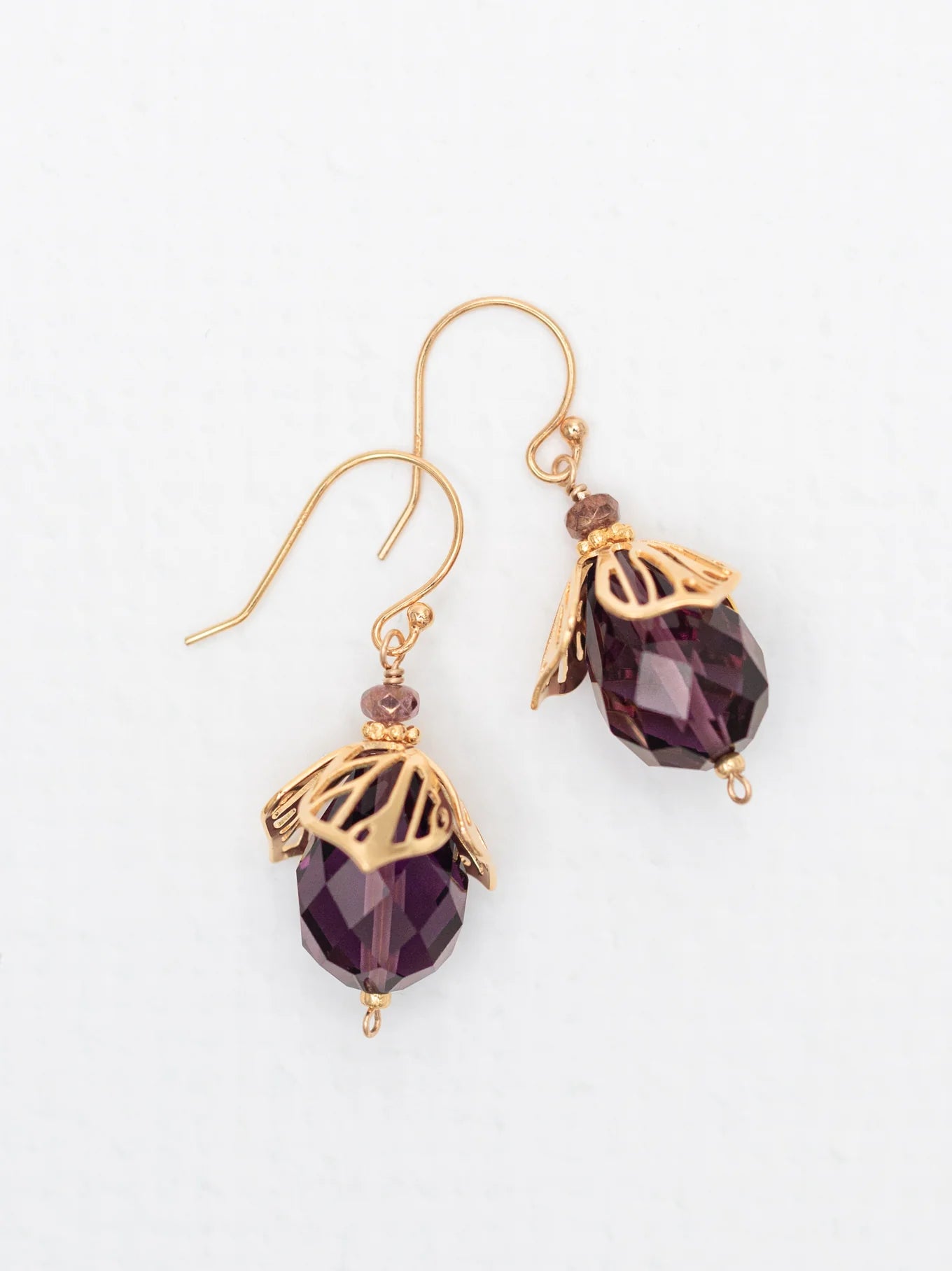 Holly Yashi Emelia Earrings - Aubergine    