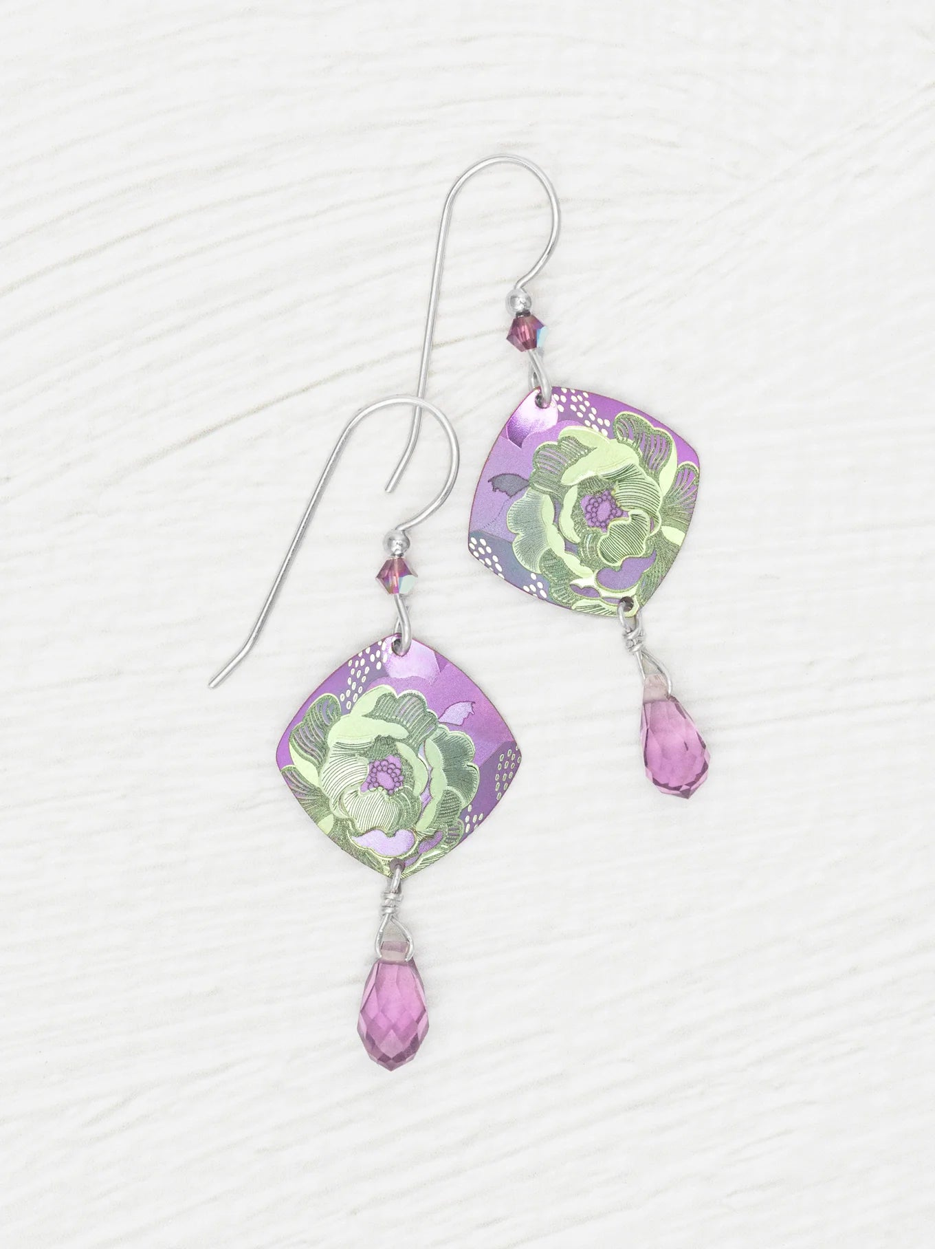 Holly Yashi Elena Earrings - Violet