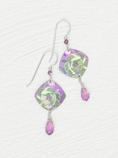 Holly Yashi Elena Earrings - Violet