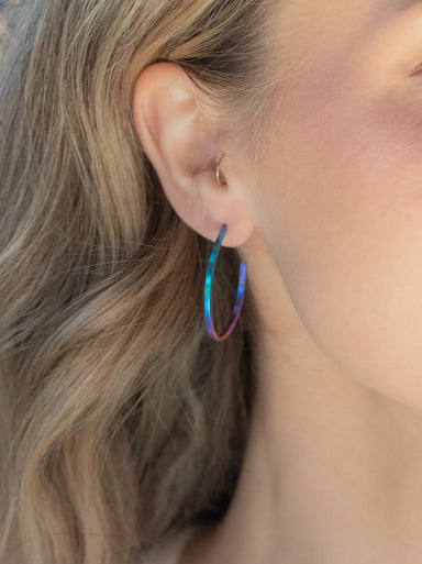 Holly Yashi Cyndi Hoop Earrings - Calypso    
