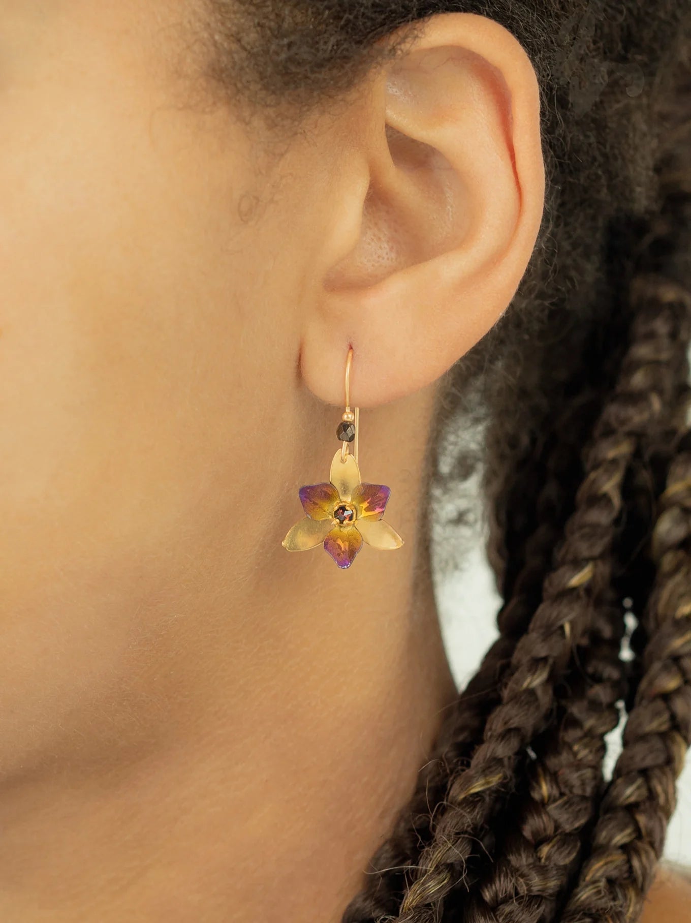 Holly Yashi Orla Drop Earrings - Velvet Indigo    