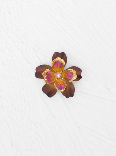 Holly Yashi Fauna Pin - Aubergine    