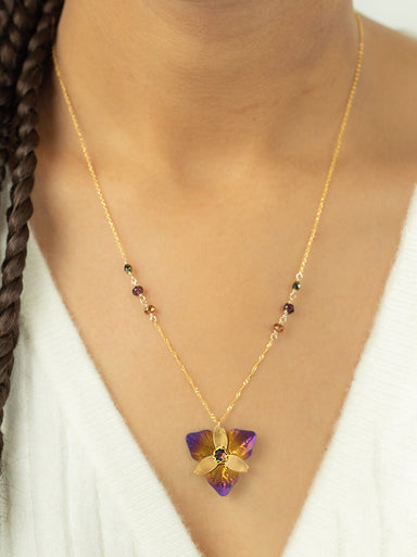 Holly Yashi Orla Pendant Necklace - Mulberry    