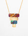 Holly Yashi Lana Talisman Necklace - Amber Wave
