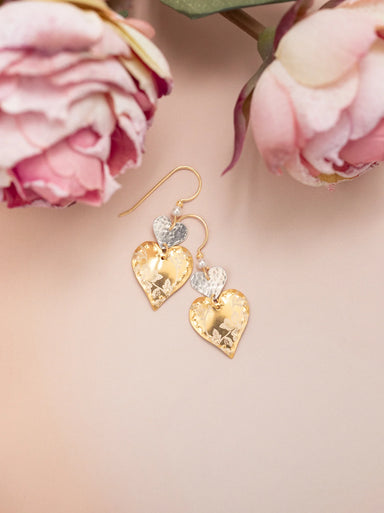 Holly Yashi Mia Earrings - Gold and Silver    