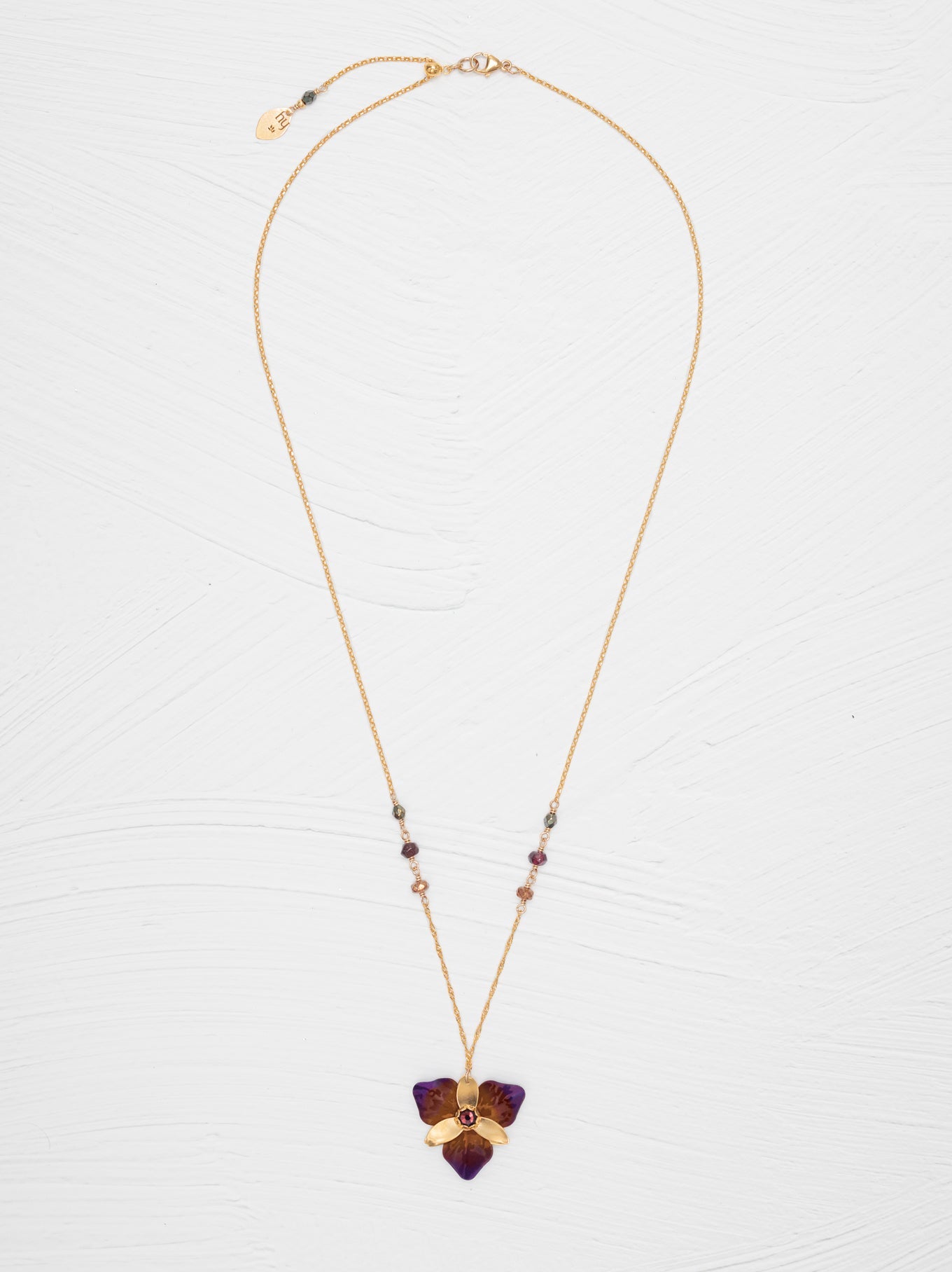 Holly Yashi Orla Pendant Necklace - Mulberry    