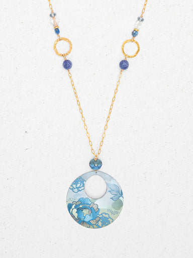 Holly Yashi Claire Pendant Necklace - Sky Blue