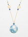Holly Yashi Claire Pendant Necklace - Sky Blue