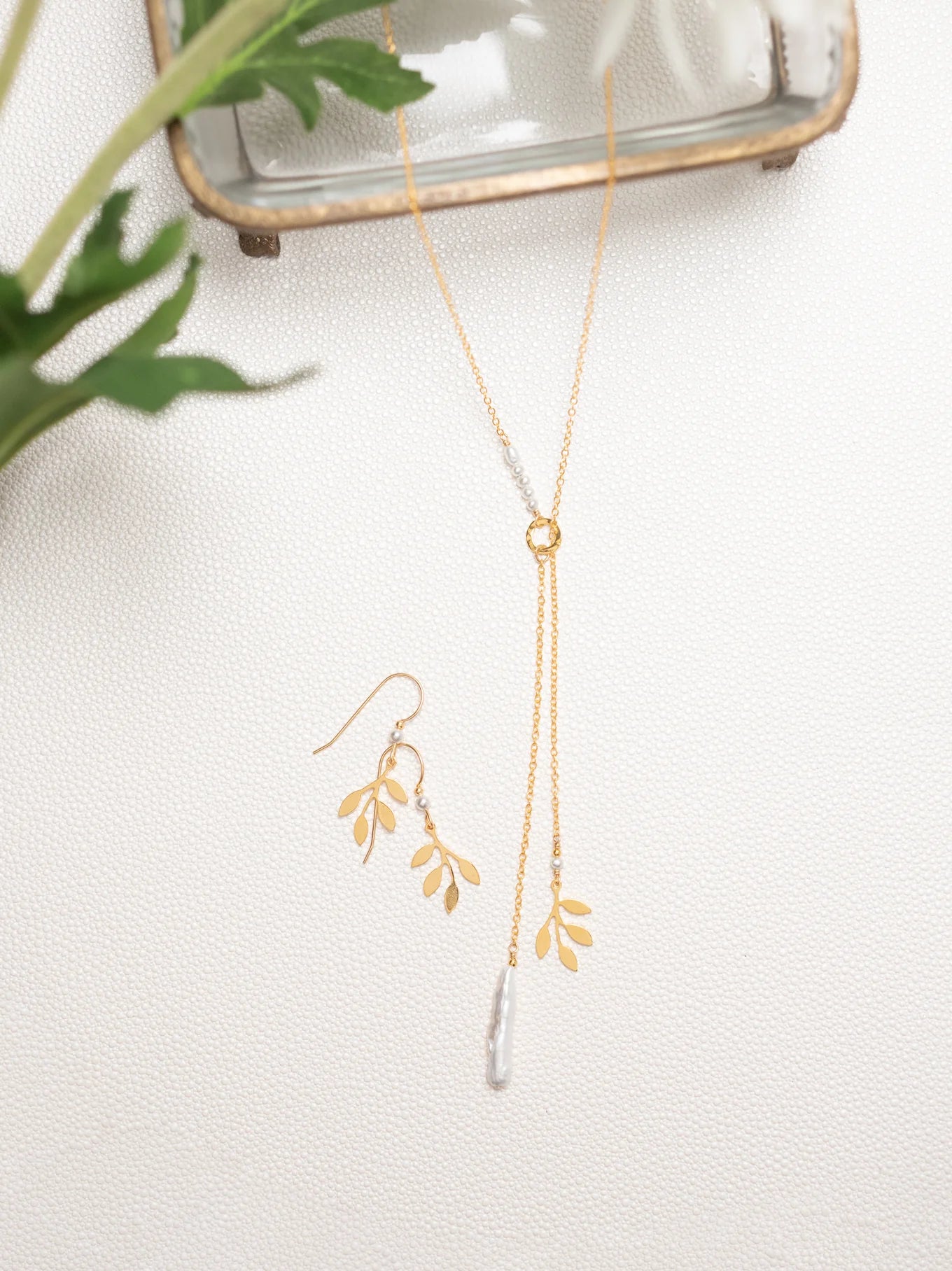 Holly Yashi Signature Lariat Necklace - Gold    