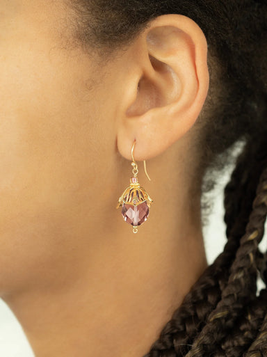 Holly Yashi Emelia Earrings - Aubergine    