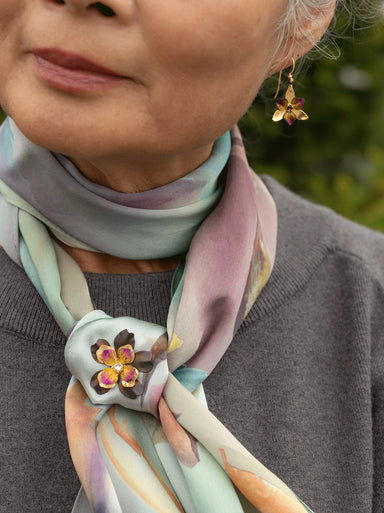 Holly Yashi Fauna Pin - Aubergine    