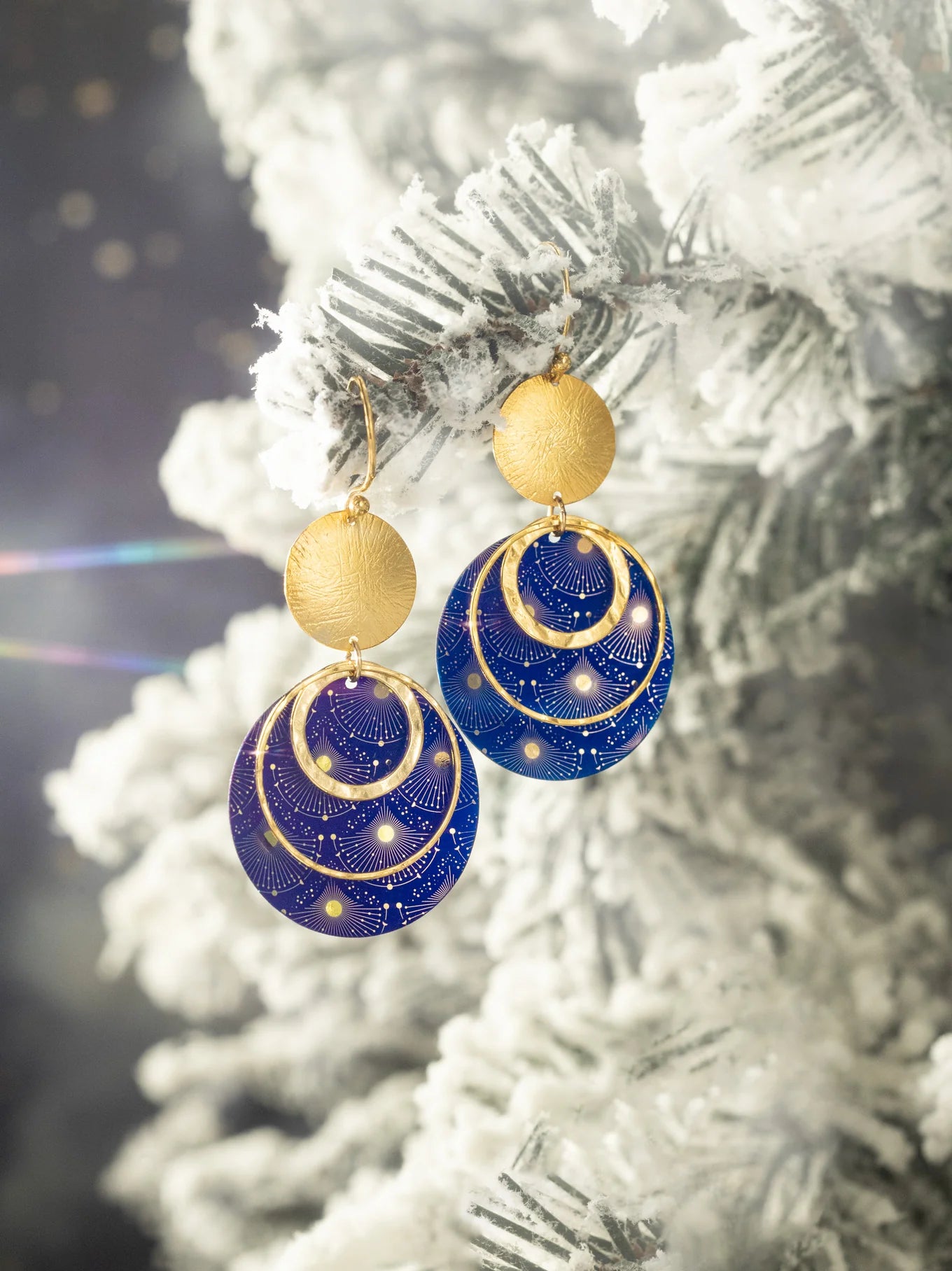 Holly Yashi Atlas Earrings - Midnight Blue