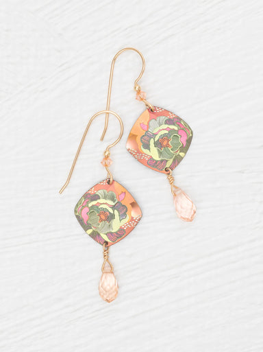 Holly Yashi Elena Earrings - Blooming Coral