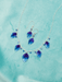 Holly Yashi Healing Elm Leaf Necklace - Navy    