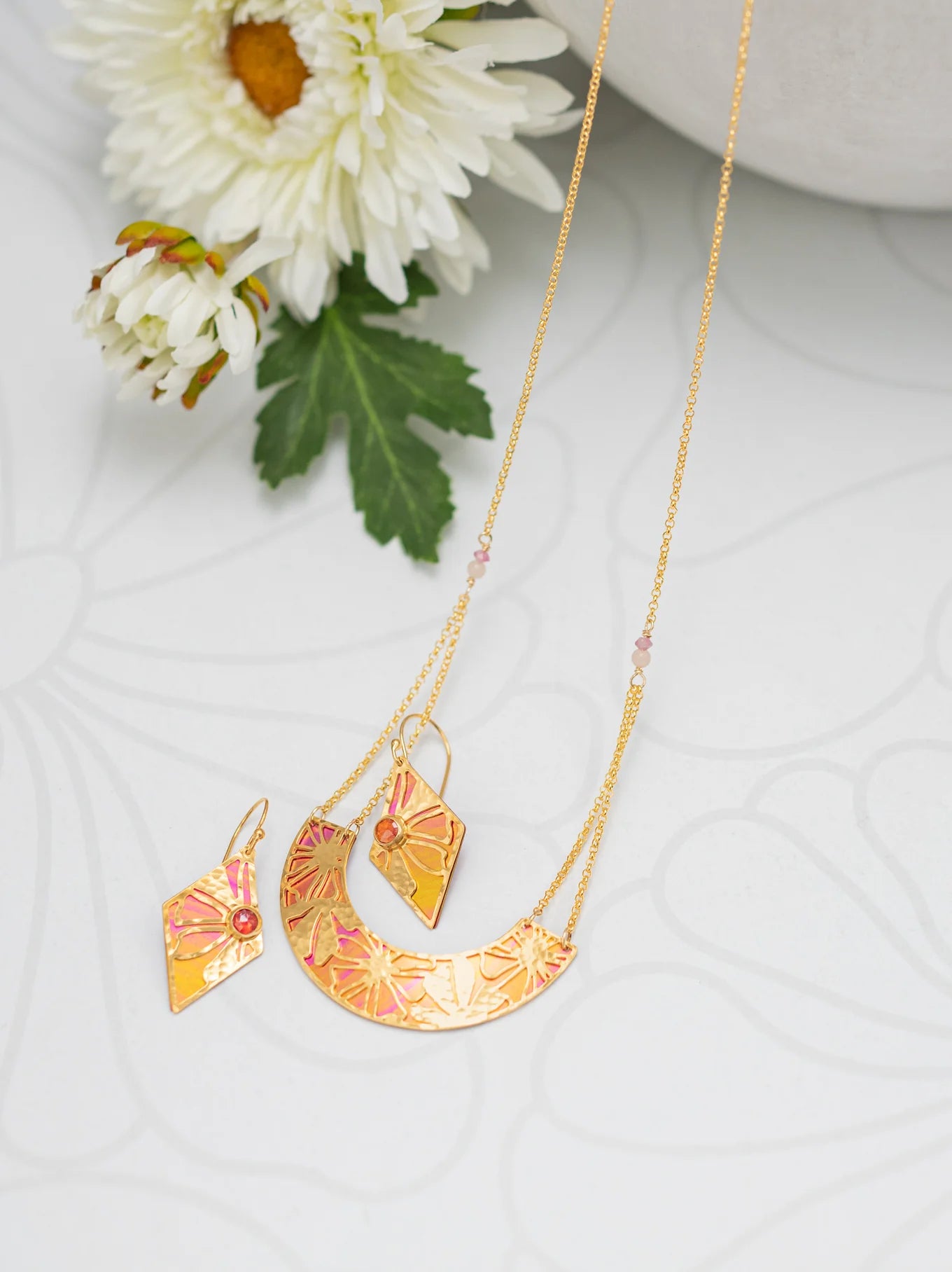 Holly Yashi Drew Earrings - Sunset    