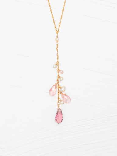 Holly Yashi Gabriella Necklace - Blush    