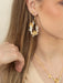 Holly Yashi Rafaela Earrings - Silver and White    
