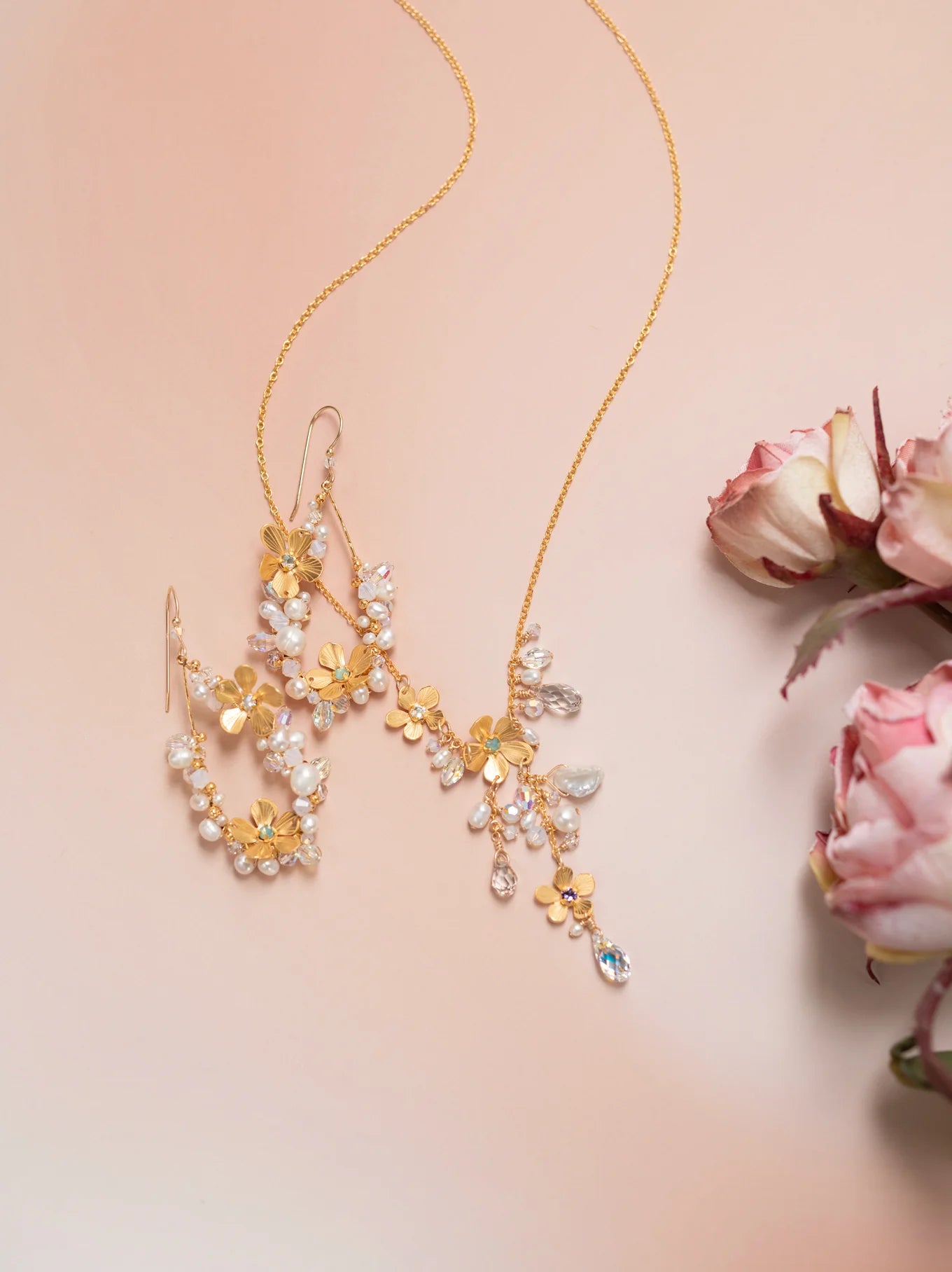 Holly Yashi Rafaela Necklace - Gold and White    