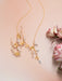 Holly Yashi Rafaela Necklace - Gold and White    