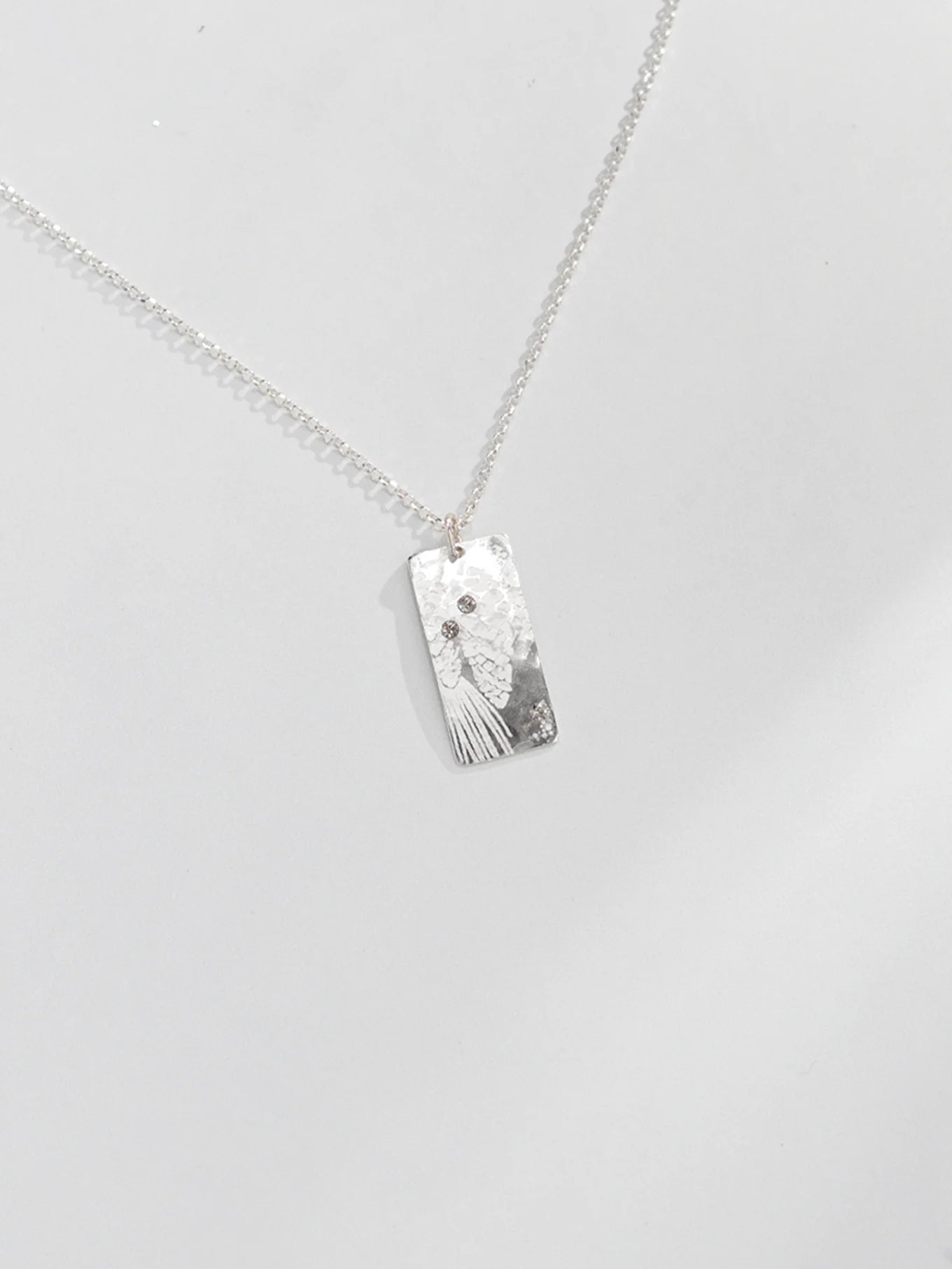 Holly Yashi Radiant Petra Pendant Necklace - Silver    