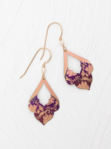 Holly Yashi Marisol Earrings - Vintage Burgundy    
