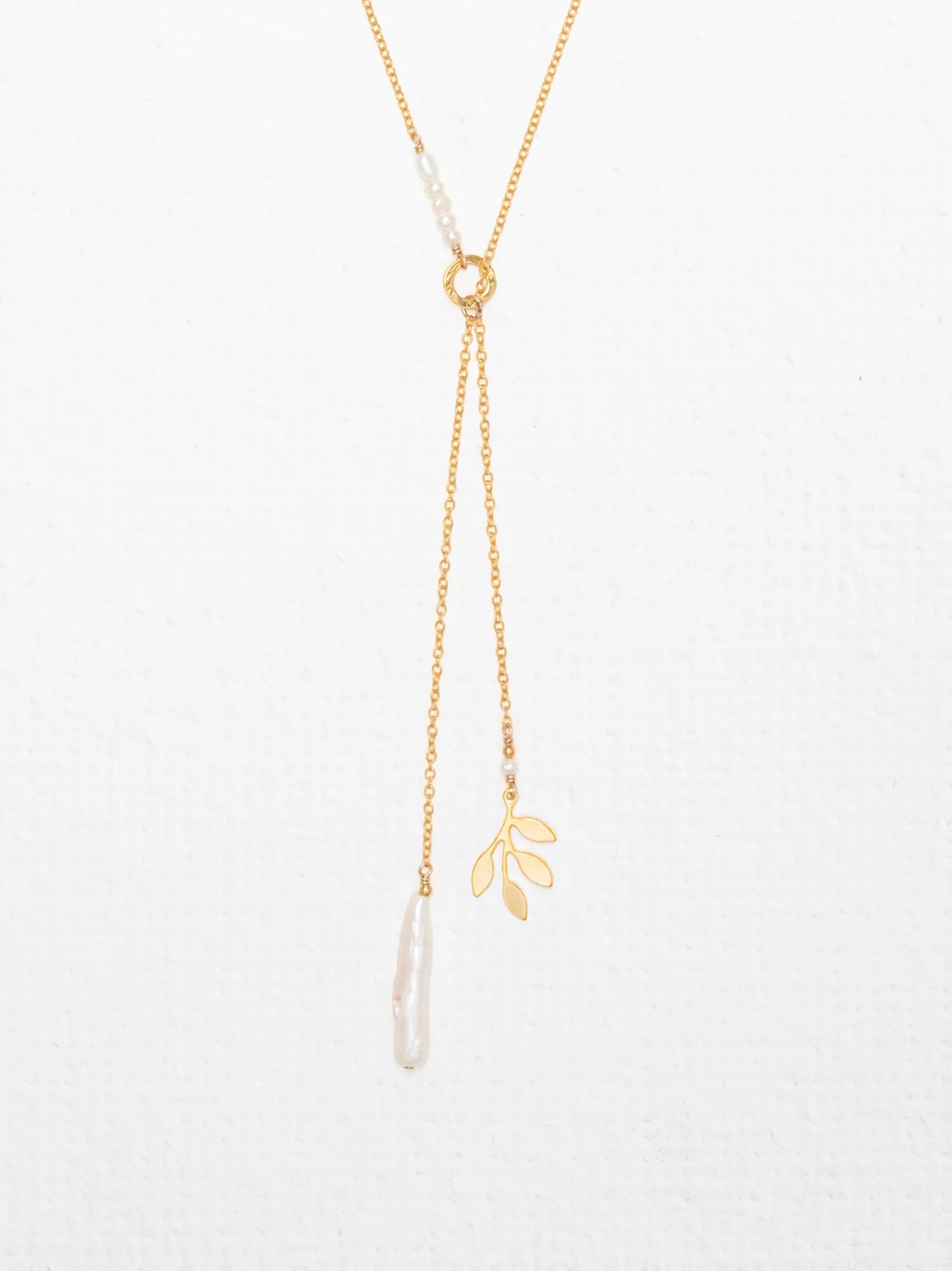 Holly Yashi Signature Lariat Necklace - Gold    
