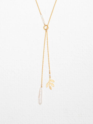 Holly Yashi Signature Lariat Necklace - Gold    
