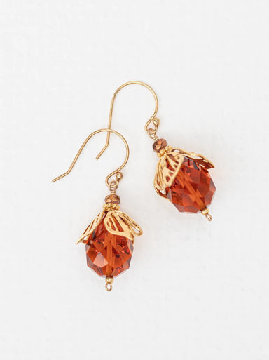 Holly Yashi Emelia Earrings - Brilliant Amber    