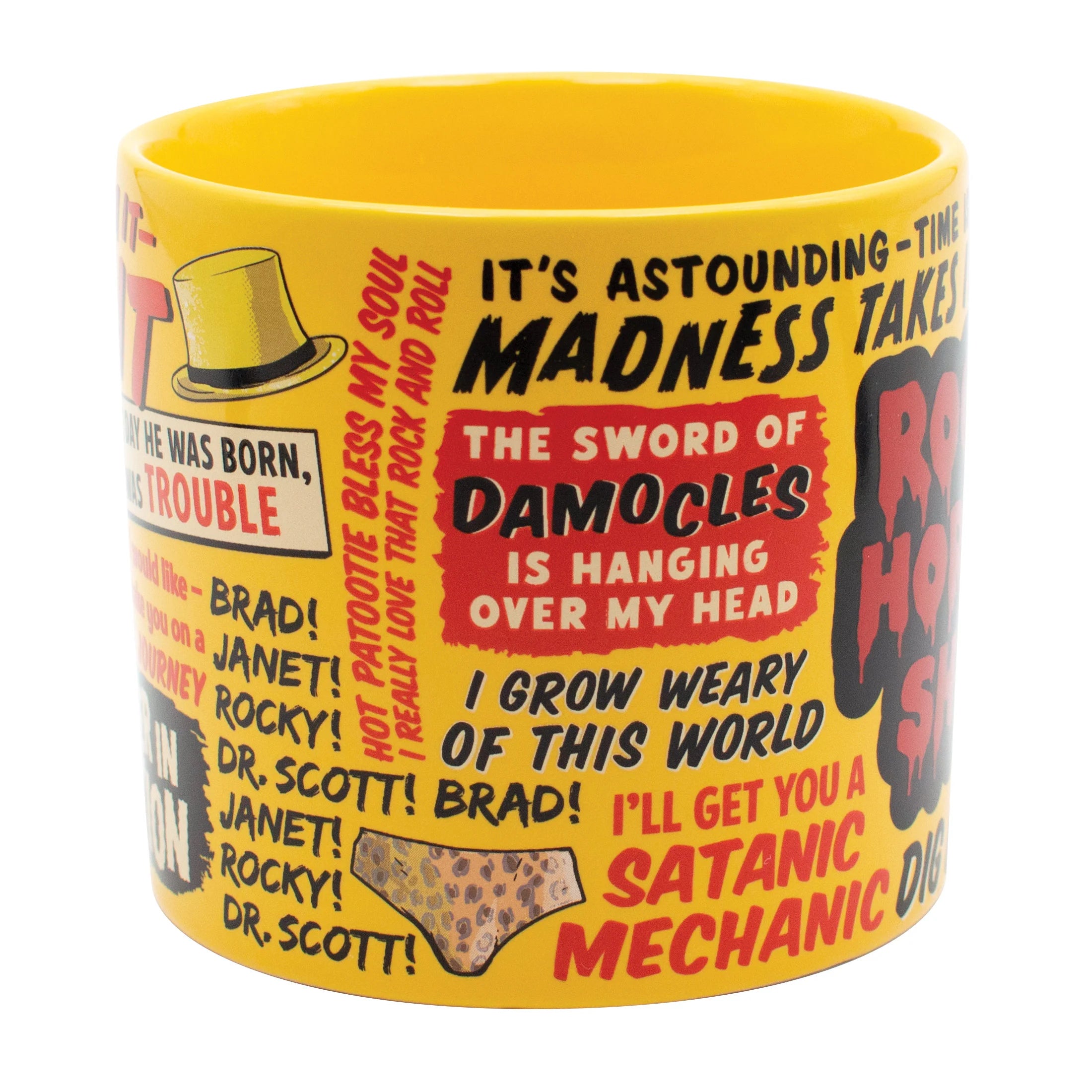 Rocky Horror Show Quote Mug