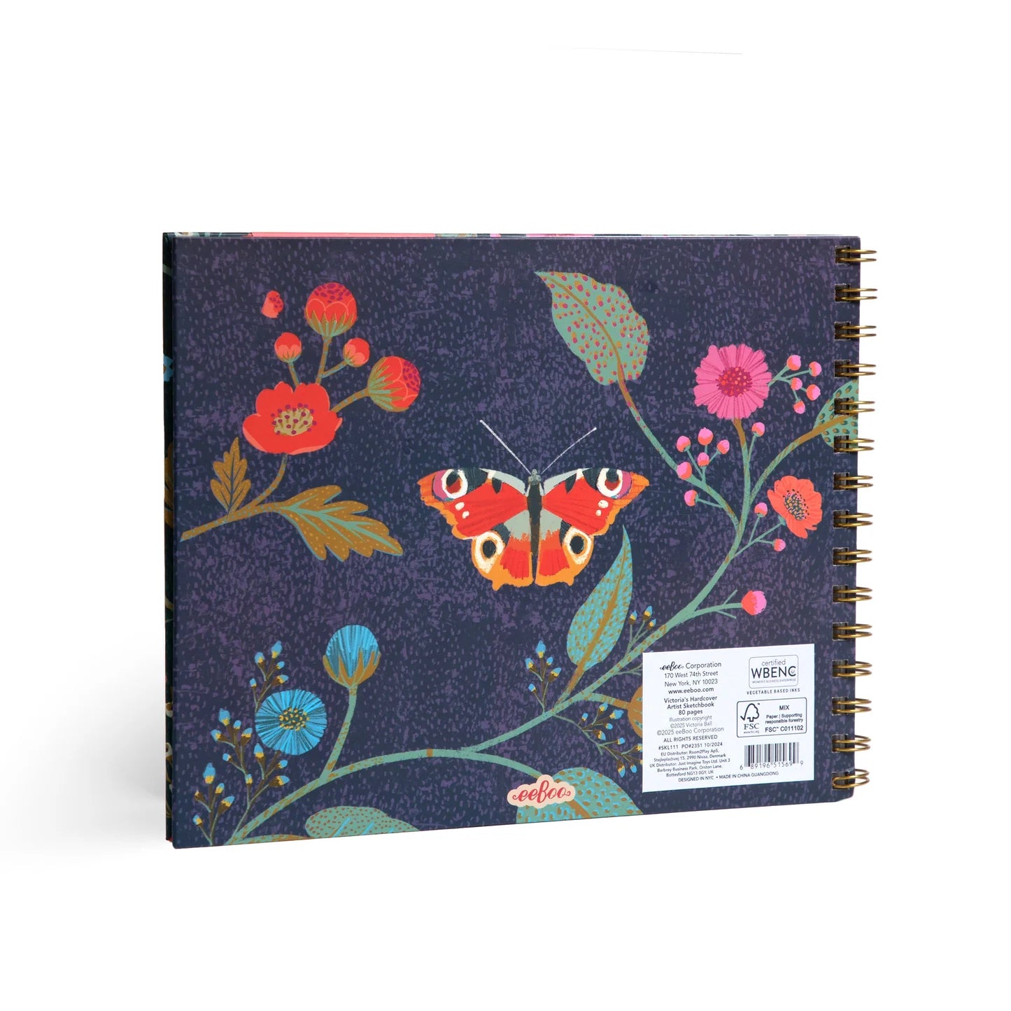 eeBoo Victoria's Hardcover Artist Sketchbook