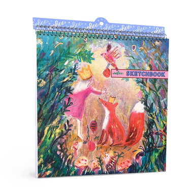 eeBoo King Fox Square Sketchbook