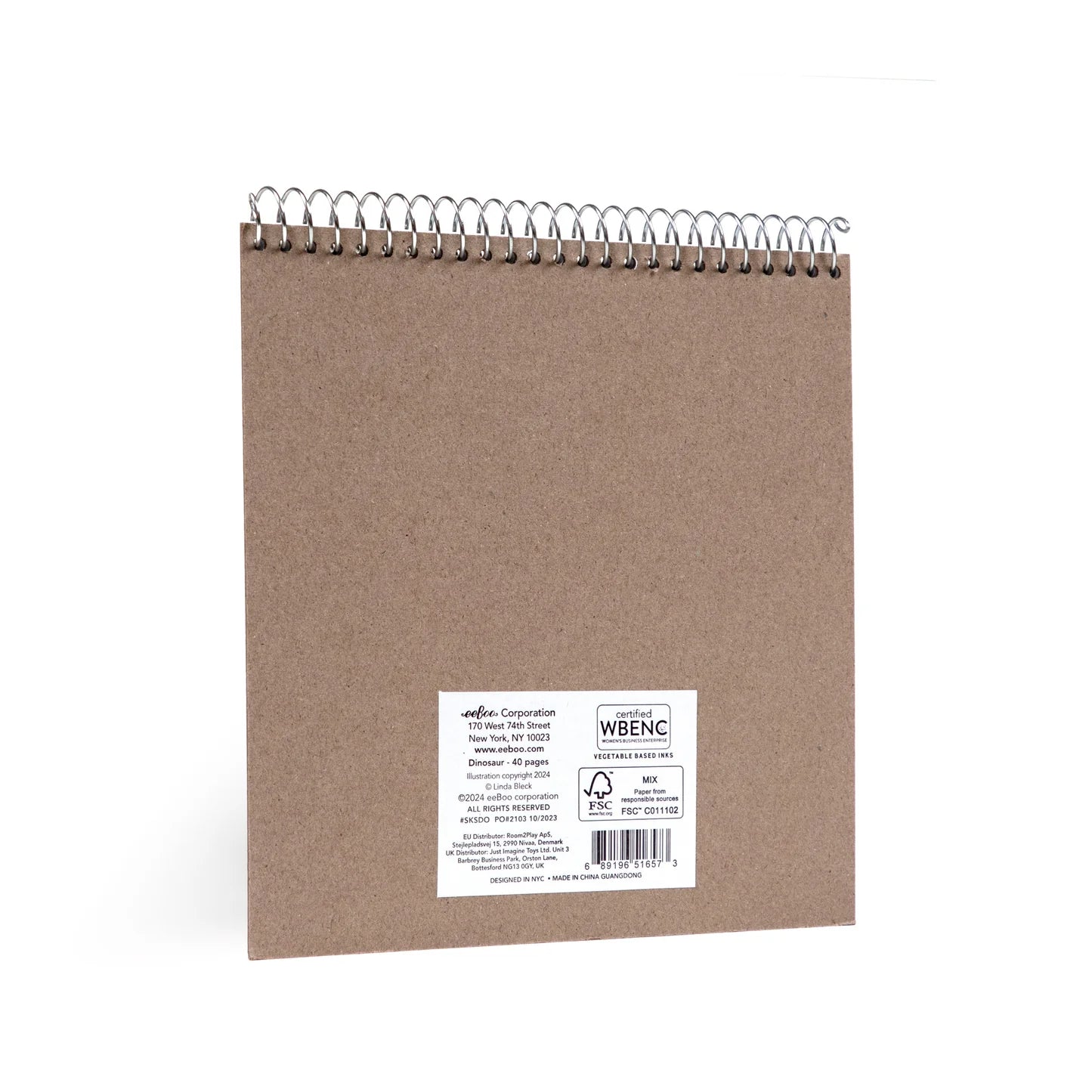 eeBoo Sweet Celebration Square Sketchbook