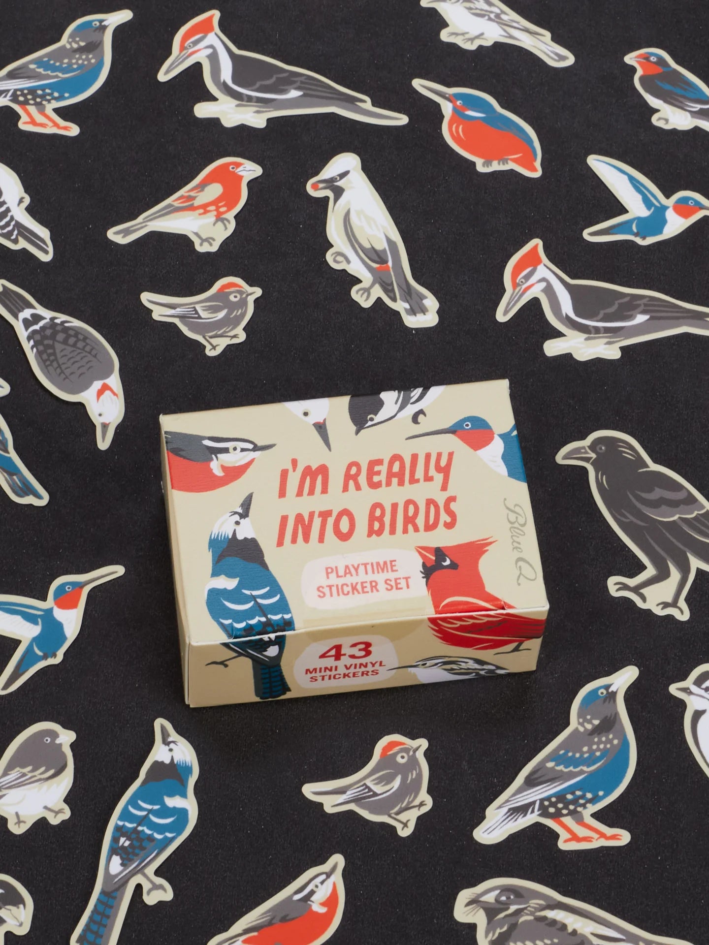 BLUQ I'm Really Into Birds Playtime Sticker Set