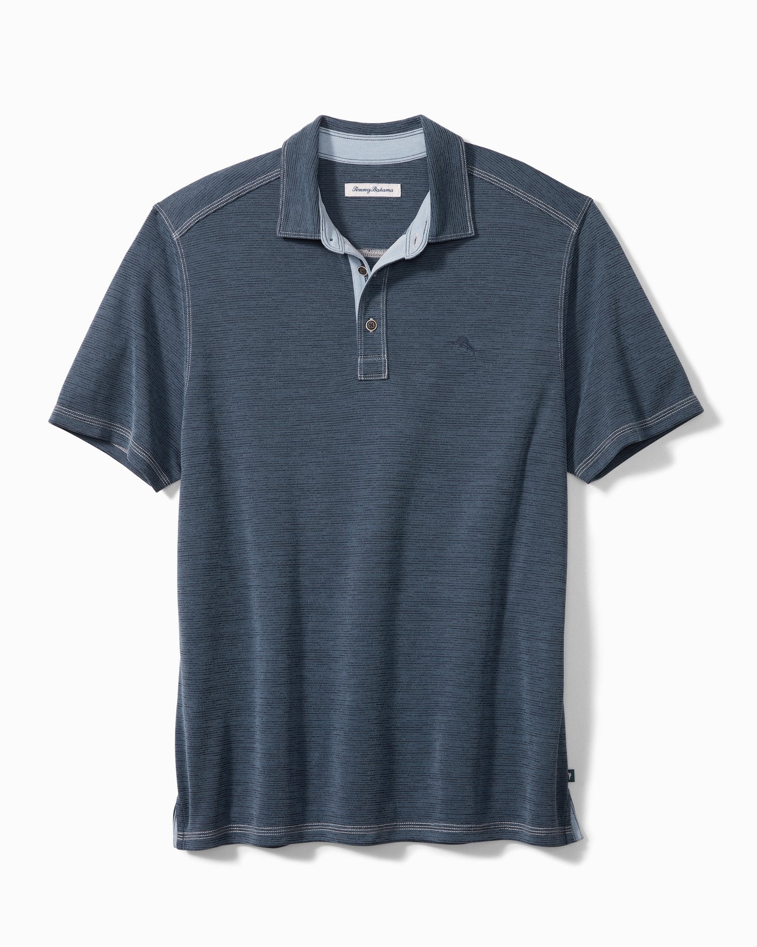 Tommy Bahama Paradiso Cove Polo Shirt Caspian Sea M  765200123170