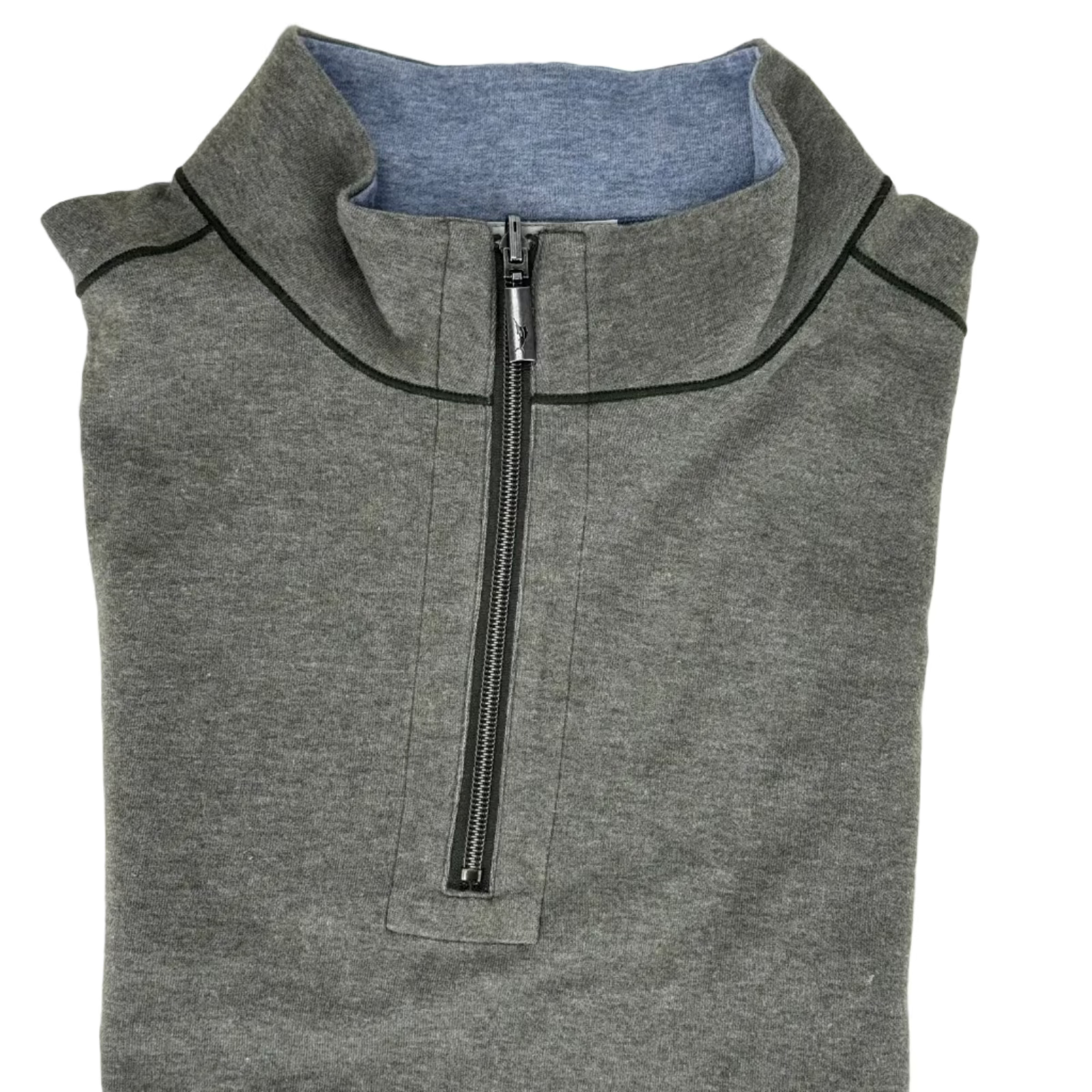 Tommy Bahama Flipview Half Zip Dark Fern Heather M 023763550131