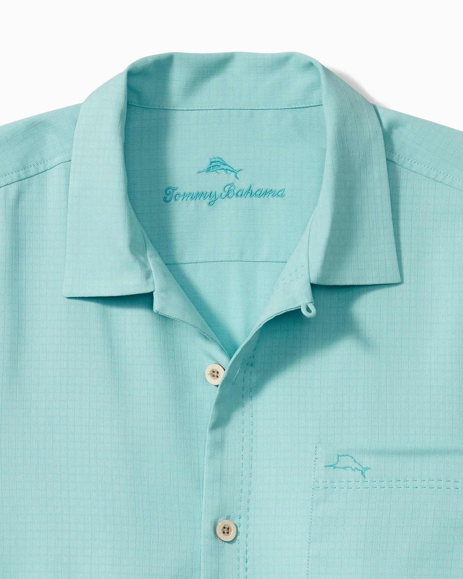 Tommy Bahama Coastal Breeze Check IslandZone® Camp Shirt
