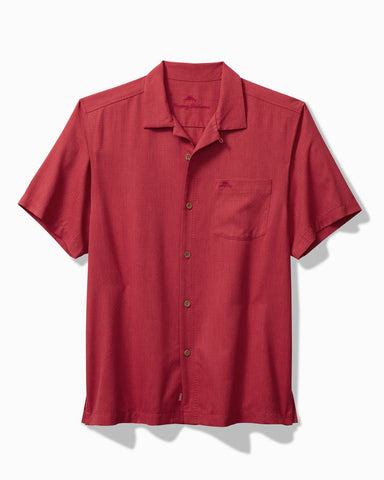 Tommy Bahama Coastal Breeze Check IslandZone® Camp Shirt Flare M 3278556.21